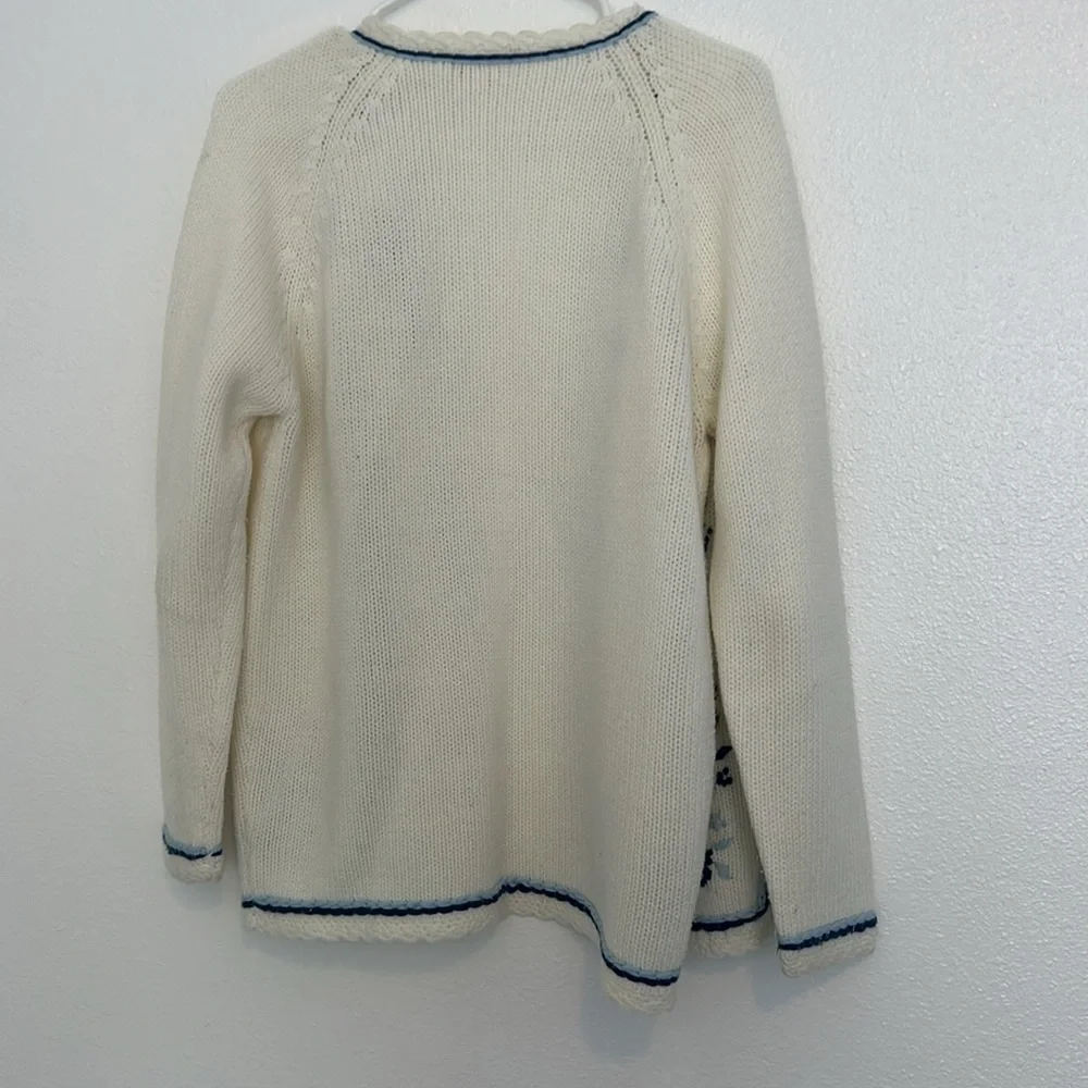 Vintage white sweater - Picture 5 of 7